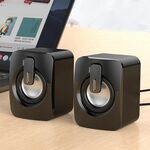 A1 USB Mini altoparlante cablato ad alto volume, versione Bluetooth (nero)
