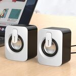 A1 USB Mini altoparlante cablato ad alto volume, versione Bluetooth (bianco)