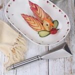 2 pezzi Frutta in acciaio inox Frutto in acciaio inox Shaper Shaper Flower Shaped Taglierina