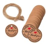 5 borse 100 pz / borsa Tag regalo di carta Kraft Hang Tags (L-22)