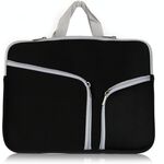 Materiale da immersione T228 Borsa per computer Pocket Pocket Pocket Bag Bag, Dimensioni: 17 pollici (nero)