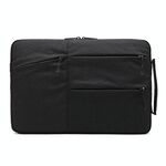 Zipper Type Poliestere Business Laptop Liner Bag, Dimensioni: 15.6 pollici (nero)