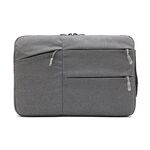 Zipper Tipo Poliestere Business Laptop Liner Bag, Dimensioni: 15.6 pollici (grigio chiaro)