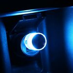 10 pezzi Auto decorativa USB Universal LED Atmosphere Lamp, Color: Ice Blue