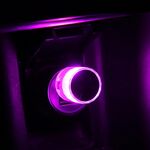 10 pezzi Auto decorativo USB Universal LED Atmosphere Lamp, Colore: viola