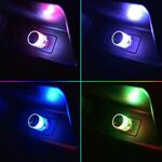 10 PCS Car Decorative USB Universal LED Atmosphere Lamp, Colore: colorato flash lento