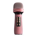 WS898 Microfono Bluetooth wireless live con funzione audio (rosa)