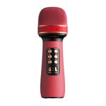WS898 Microfono Bluetooth wireless live con funzione audio (rosso)