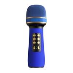 WS898 Microfono Bluetooth wireless live con funzione audio (blu)