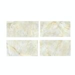 Autoadesivo della parete del modello di marmo della parete della parete del film di cristallo 4 PCS MARBE (DLS028)