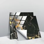 20 PCS 10 cm PVC Crystal Crystal Coperto film Geometric Pattern Mattonelle Adesivo murale (TS229)
