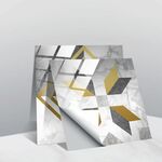 20 pz 10cm PVC Crystal Crystal Coperto film Geometric Pattern Mattonelle Adesivo murale (TS238)