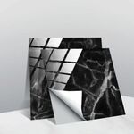 20 PCS 20 cm PVC Crystal Crystal Crystal Pellicola Geometric Pattern Mattonelle Adesivo murale (TS227)