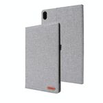 For OPPO Realme Pad 11 inch Horizontal Flip TPU + Fabric PU Leather Protective Case(Grey)