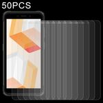 50 PCS 0.26mm Film in vetro temperato 9h 2.5D per Ulefone Armor X10 Pro