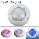 Lampada da parete per piscina in plastica ABS da 12 W con luce subacquea (colorata)