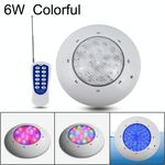 Lampada da parete per piscina in plastica ABS da 6W con luce subacquea (colorata + telecomando)