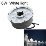 6W Luce per fontana subacquea in lega di alluminio LED con anello paesaggistico (luce bianca)