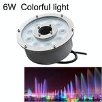 6W paesaggio colorato cambia colore anello LED luce fontana subacquea in lega di alluminio (colorato)