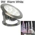 Luce subacquea per piscina con luce subacquea a LED da 9W (luce bianca calda)