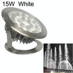 Luce subacquea per piscina con luce subacquea a LED da 15W Square Park Landscape (luce bianca)