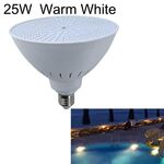 Lampadina per piscina a LED in plastica ABS, luce subacquea, colore chiaro: luce bianca calda (25W)