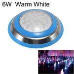 6W LED Luce subacquea a parete per piscina in acciaio inox a parete (luce bianca calda)
