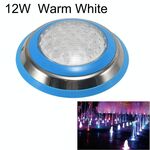 12W LED Luce subacquea per piscina a parete in acciaio inox a parete (luce bianca calda)