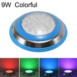 9W LED Luce subacquea per piscina a parete in acciaio inox a parete (luce colorata)