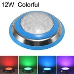 12W LED Luce subacquea per piscina a parete in acciaio inox a parete (luce colorata)