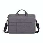 ND05SDJ Oxford Panno + Borsa a tracolla portatile per laptop in nylon, Dimensioni: 15.6 pollici (grigio spazio profondo)