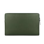 Borsa da fodera in PU sottile e leggera del laptop ND09, dimensioni: 15,6 pollici (Armygreen)