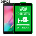 Per Samsung Galaxy Tab A 8.0 2019 T290 / T295 25 PCS 9D Full Screen Pellicola intera in ceramica