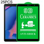 Per Samsung Galaxy Tab A 8.0 2019 4G P200 / P205 25 PCS 9D Full Screen Pellicola intera in ceramica
