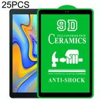 Per Samsung Galaxy Tab A 10,5 2018 T590 / T595 25 PCS 9D Full Schermo intero Pellicola in ceramica