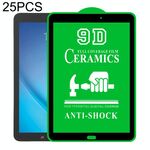 Per Samsung Galaxy Tab E 9.6 T560 / T561 25 PCS 9D Full Screen Pellicola intera Pellicola in ceramica