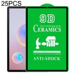 Per Samsung Galaxy Tab S6 10.5 pollici T720 / T725 / T860 / T865 25 PCS 9D Full Screen full colla in ceramica