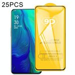 Per OPPO RENO5 5G / RENO5 Z 5G 25 PCS 9D colla a schermo intero a schermo intero film in vetro temperato