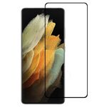 Per Samsung Galaxy S21 Ultra 5G Colla integrale 9H HD 3D bordo curvo bordo in vetro temperato (nero)