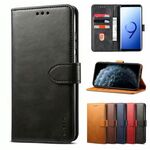 Per Samsung Galaxy S21 Fe Gussim Business Style Business Horizontal flip custodia in pelle con titolare e slot per schede e portafoglio (nero)