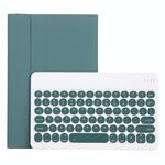 Per Lenovo Pad Pro 11.5 pollici 2021 TB-J716F / TAB P11 P11 Pro 11.5 pollici TB-J706F YAM13 Struttura in pelle di agnello Struttura rimovibile Custodia con tastiera Bluetooth Bluetooth con supporto (verde scuro)