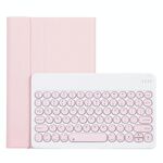 Per Lenovo Pad Pro 11.5 pollici 2021 TB-J716F / TAB P11 P11 Pro 11.5 pollici TB-J706F YAM13 PLANS Struttura agnello Struttura rimovibile TOROR TOWCAP Custodia in pelle Bluetooth con supporto (rosa)