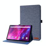 Per Lenovo Tab Tab K10 Text Text Text Horiztal Flip TPU custodia in pelle con supporto (blu)