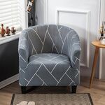Coperchio del divano stampato a semicerchio singolo all-inclusive elastico (dimensione)