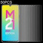 Per Samsung Galaxy M21 2021 / M21S / M21 50 PCS 0,26 mm 9h 2,5D film in vetro temperato