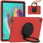 Per Samsung Galaxy Tab Tab S5E 10.5 pollici T720 2019 TPU antiurto TPU + custodia protettiva per PC con rotazione a 360 gradi Pieghevole maniglia pieghevole Holder & Slot a penna (rosso)