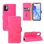 Per Umidigi Power 5 Solid Color Skin Feel Feel Fibbia Magnetica Gestione orizzontale Flip Calf Texture PU Custodia in pelle PU con supporto e carte Slot & Portafoglio (oro rosa)