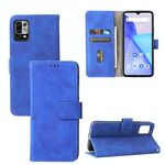 Per Umidigi Power 5 Solid Color Skin Self Magnetic Fibbia Magnetica orizzontale Flip Vitello Texture PU Custodia in pelle con supporto e carte Slot & Portafoglio (blu)