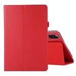 Per l'onore Tablet V7 Pro Litchi Texture Colore solido Colore orizzontale in pelle flip con titolare e penna slot (rosso)