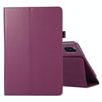 Per l'onore Tablet V7 Pro Litchi Texture Colore solido Colore orizzontale in pelle flip con titolare e penna slot (viola)